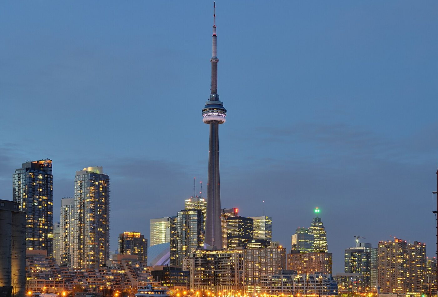 Toronto skyline и Canada city зона