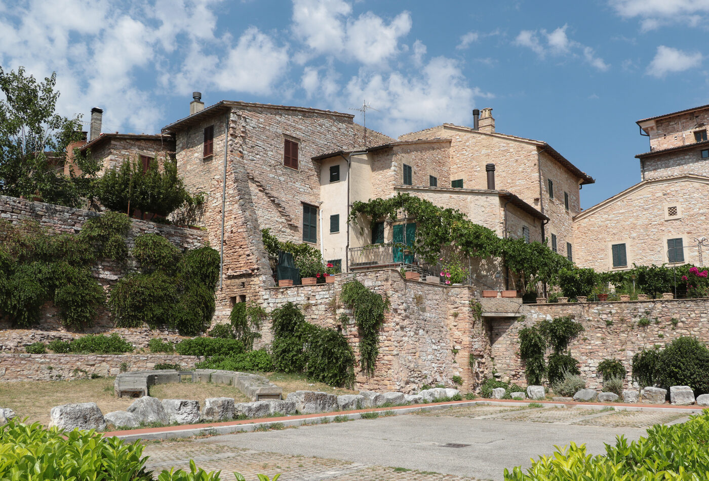 Spello и hill towns для маршрута по Umbria