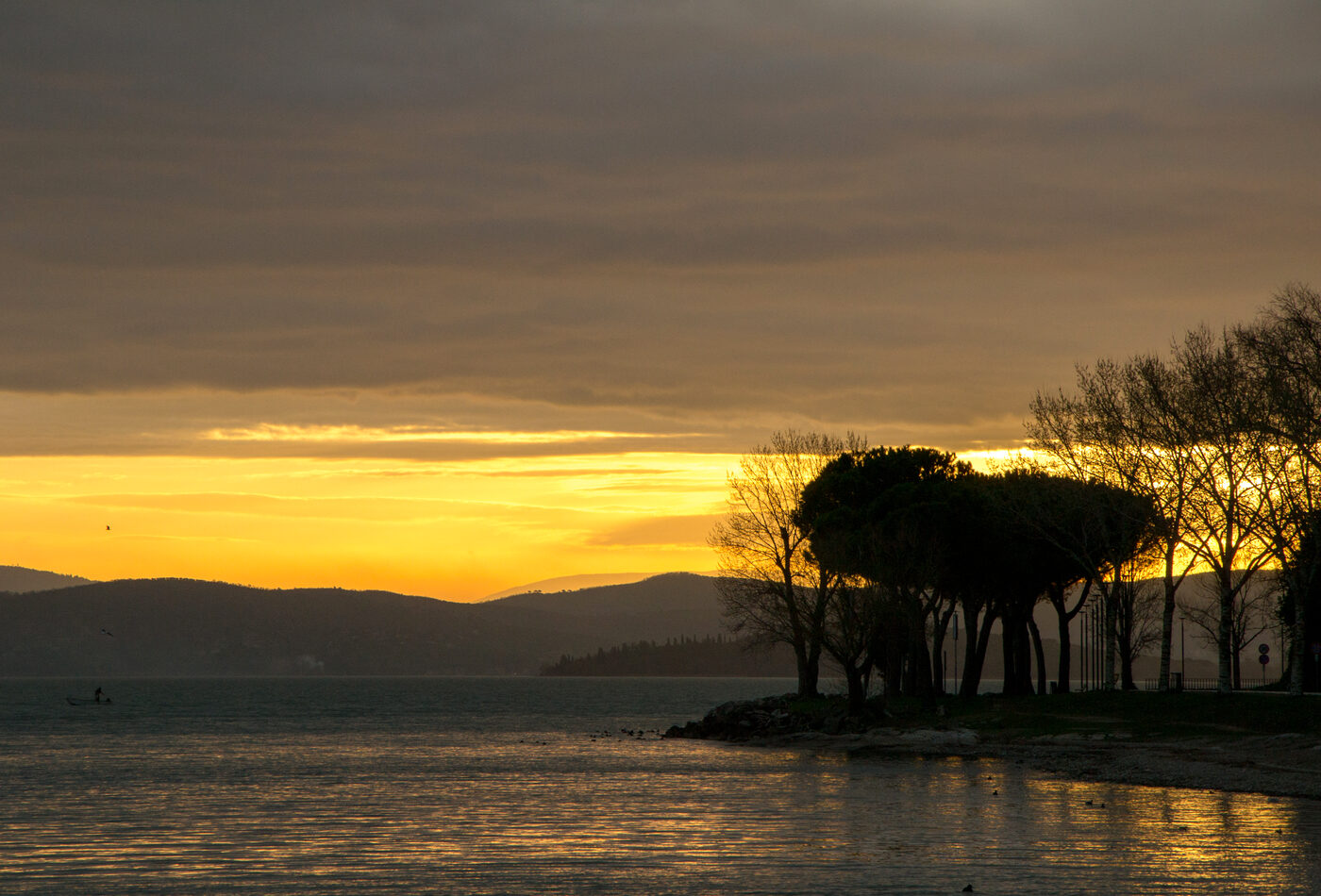 Lake Trasimeno для спокойного дня Umbria