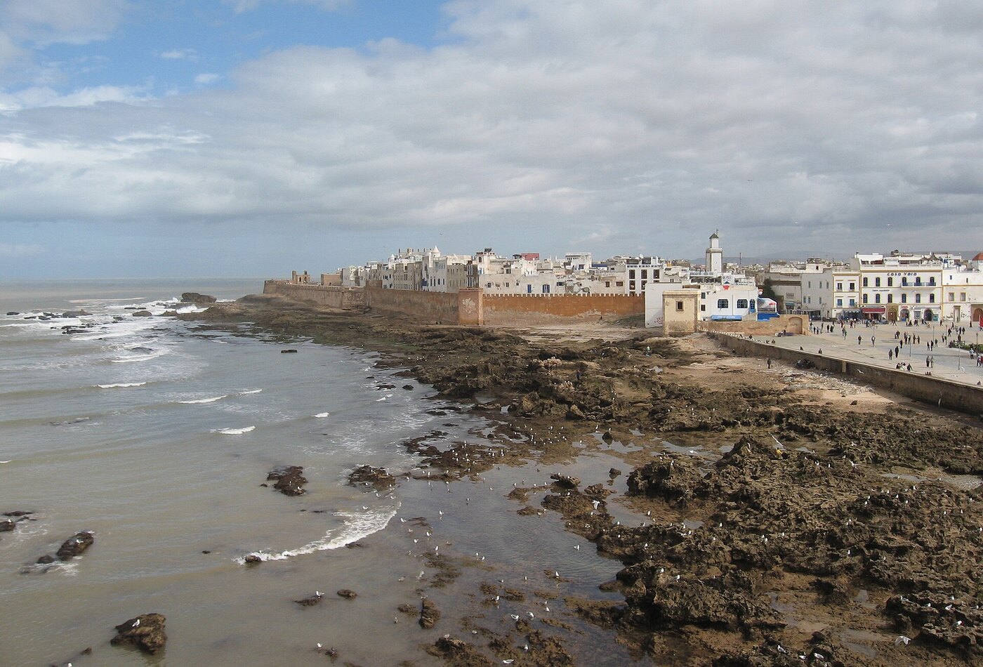 Essaouira coast и Atlantic Morocco зона