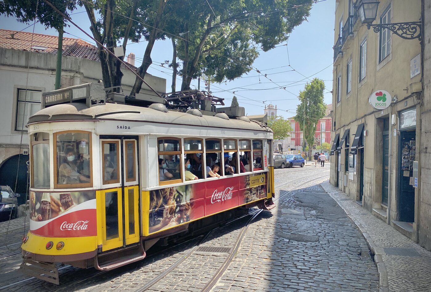 Lisbon tram и первый city route Portugal